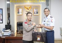 Kunjungan Danlanud Hang Nadim Batam Letkol Pnb Sony Aji ke Kapolresta Barelang Kunjungan Danlanud Hang Nadim Batam Letkol Pnb Sony Aji