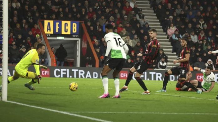 Liverpool Menang Telak 4-0 di Kandang Bournemouth