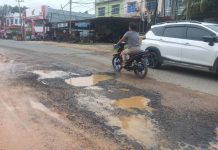 Membahayakan, Warga Keluhkan Lubang di Jalan Indunsuri Tanjunguban Membahayakan, Masyarakat Keluhkan Jalan Berlubang Indunsuri Tanjunguban Bintan