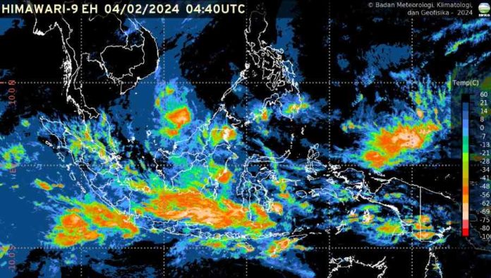 Cuaca Indonesia 4 Februari 2024