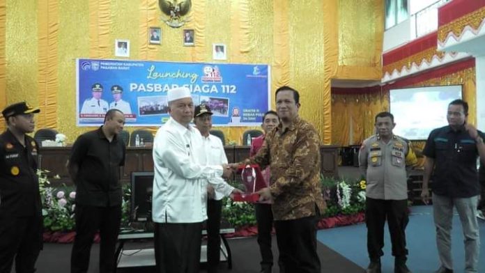 Pemkab Pasbar Meluncurkan Layanan Panggilan Darurat Pasbar Siaga 112