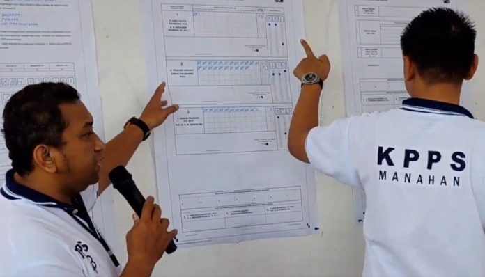 Prabowo-Gibran Unggul di TPS Manahan Solo