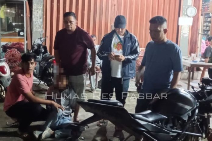 Tim Opsnal Polsek Sungai Beremas dan Kinali Pasaman Barat Ungkap Kasus Pencurian Sepeda Motor