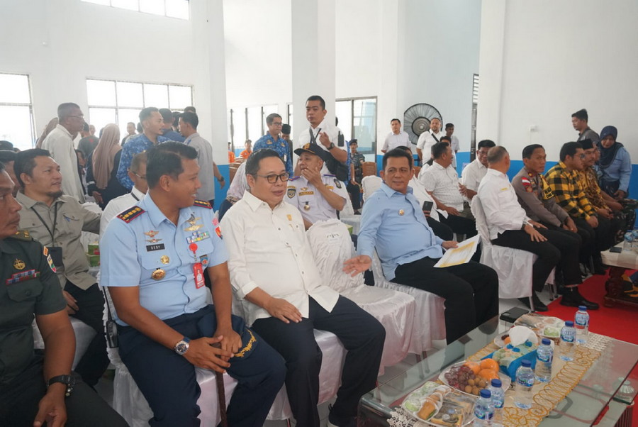 peresmian operasional Pelabuhan Pengumpan Regional Penagi di Ranai, Kabupaten Natuna