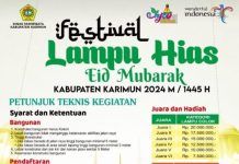 Festival Lomba Lampu Hias Eid Mubarak Karimun Kembali Digelar, Total Hadiah Rp 125 Juta
