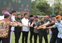 Ketua DPRD Hadiri Sertijab Letkol Inf Rooy Chandra Sihombing jadi Dandim 0316 Batam Ketua DPRD Batam dan Dandim Batam