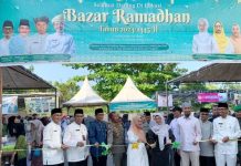 Asisten II Pemko Elfiani Sandri Buka Bazar Ramadhan Kelurahan Air Raja Tanjungpinang Kota Tanjungpinang
