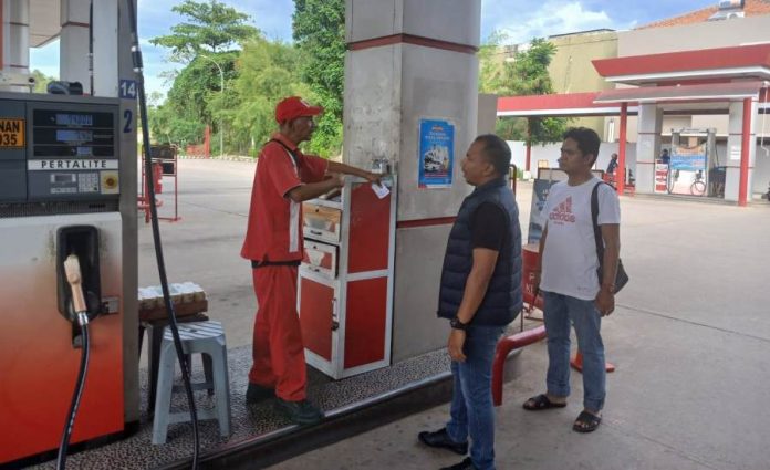 BBM Bercampur Air, Tim Satreskrim Polresta Barelang Cek Semua SPBU di Batam