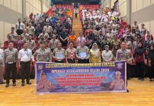 Police Go To School Ditlantas Polda Kepri di Sekolah Maitreyawira Sekolah Maitreyawira