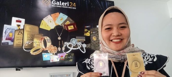 emas-galeri24 Pasca Libur Lebaran Harga Emas Terus Naik: Emas Galeri24 Naik Rp7.000
