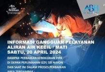 Ada Perbaikan Pipa di Sei Nayon: Suplai Air Terganggu di Batam Ada Perbaikan Pipa di Sei Nayon: Suplai Air Terganggu di Batam