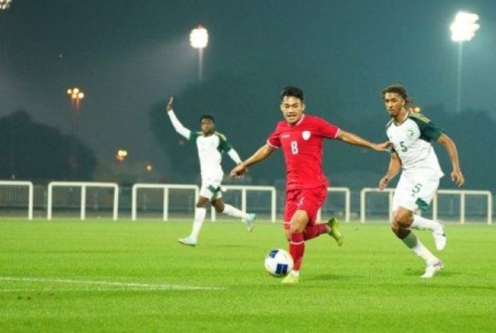 Timnas Indonesia U-23 Kalah 1-3 dari Arab Saudi dalam Laga Uji Coba Persiapan Piala Asia U-23