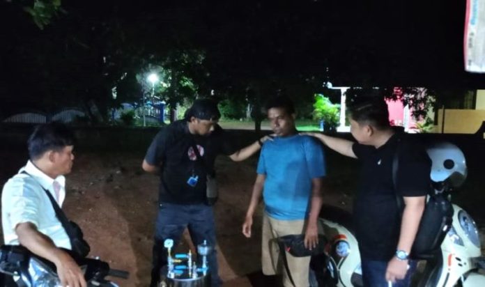 Buron selama satu bulan, pelaku pencurian dibekuk Rekrim Polsek Bintan Timur (foto humas polres bintan)