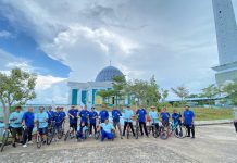 Goes Tiga Kota Syiarkan MTQH Ke-10 Kepri Diakhiri Mengaji di Masjid Dompak Tanjungpinang Goes Masjid Dompak