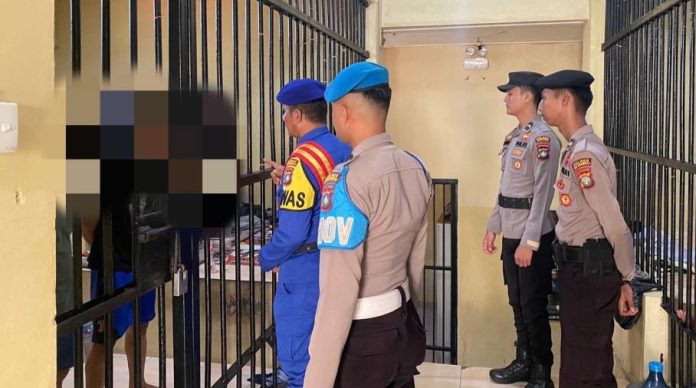Pastikan Rutan Aman, Piket Pawas Polres Anambas Cek dan Kontrol Tahanan