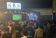 Semangat Nobar KKR Tanjungpinang Tak Luntur Meski Indonesia Kalah Semangat Nobar KKR Tanjungpinang Tak Luntur Meski Indonesia Kalah