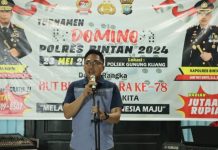 Turnamen Domino Hari Bhayangkara Ke-78, Kapolres Bintan Sumbangkan 2 Ekor Kambing Turnamen Domino Hari Bhayangkara Ke-78, Kapolres Bintan Sumbangkan 2 Ekor Kambing