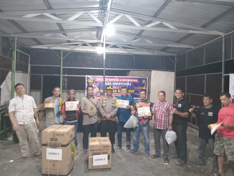Turnamen Domino. Dalam rangka HUT Bhayangkara ke 78.