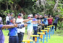 Olahraga dan Menembak Bersama Lanal Tarempa bersama Forkopimda Anambas Olahraga dan Menembak Bersama Lanal Tarempa bersama Forkopimda Anambas