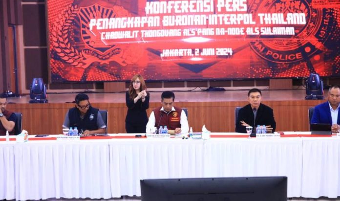 Mabes Polri Buronan paling dicari di Thailand bernama Tongduang Chaowalit alias Pang Nardone