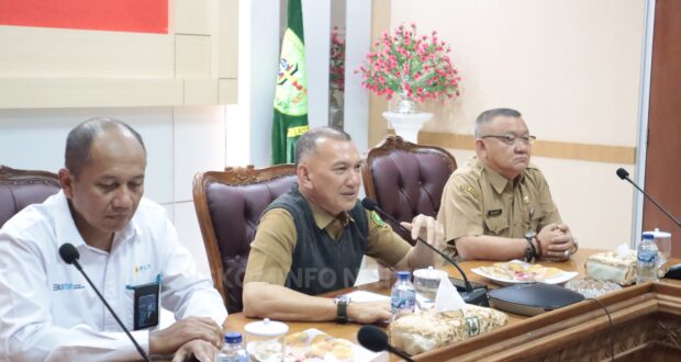 Audiensi General Manager PT. PLN(Persero) Unit lnduk Distribusi Riau dan Kepulauan Riau bersama Pemerintah Kabupaten Natuna dan Forum Koordinasi Pimpinan Daerah (FORKOPIMDA) Kabupaten Natuna