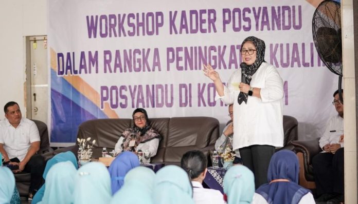 Buka Workshop, Wagub Marlin Ajak Kader Posyandu Ciptakan Generasi Buka Workshop, Wagub Marlin Ajak Kader Posyandu Ciptakan Generasi Sehat, Kuat, dan Hebat