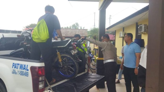 Delapan Pelaku Balap Liar di Busung Diamankan Polres Bintan, 3 Masih Pelajar