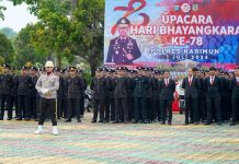 Komitmen Polres Karimun Tingkatan Pelayanan Masyarakat di HUT Bhayangkara 78