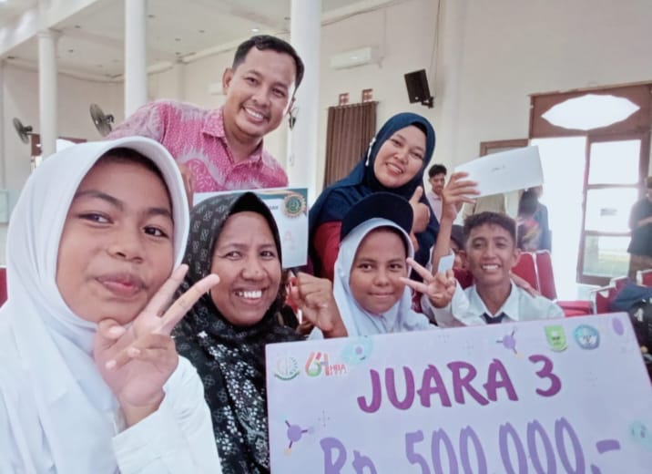 juara ke tiga SMP 2 Bunguran Selatan