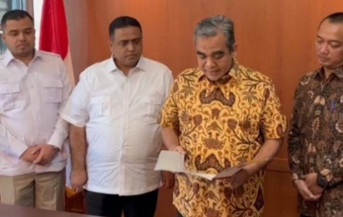 Partai Gerindra Resmi Usulkan Muhammad Nasir dan Muhammad Wardan untuk Pilgub Riau 2024