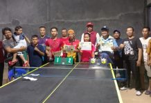Jalin Kekompakan LPM Tanjunguban Timur Gelar Turnamen Ping Pong antar Club Tenis Meja Tanjunguban Timur Tenis Meja dan Ping Pong