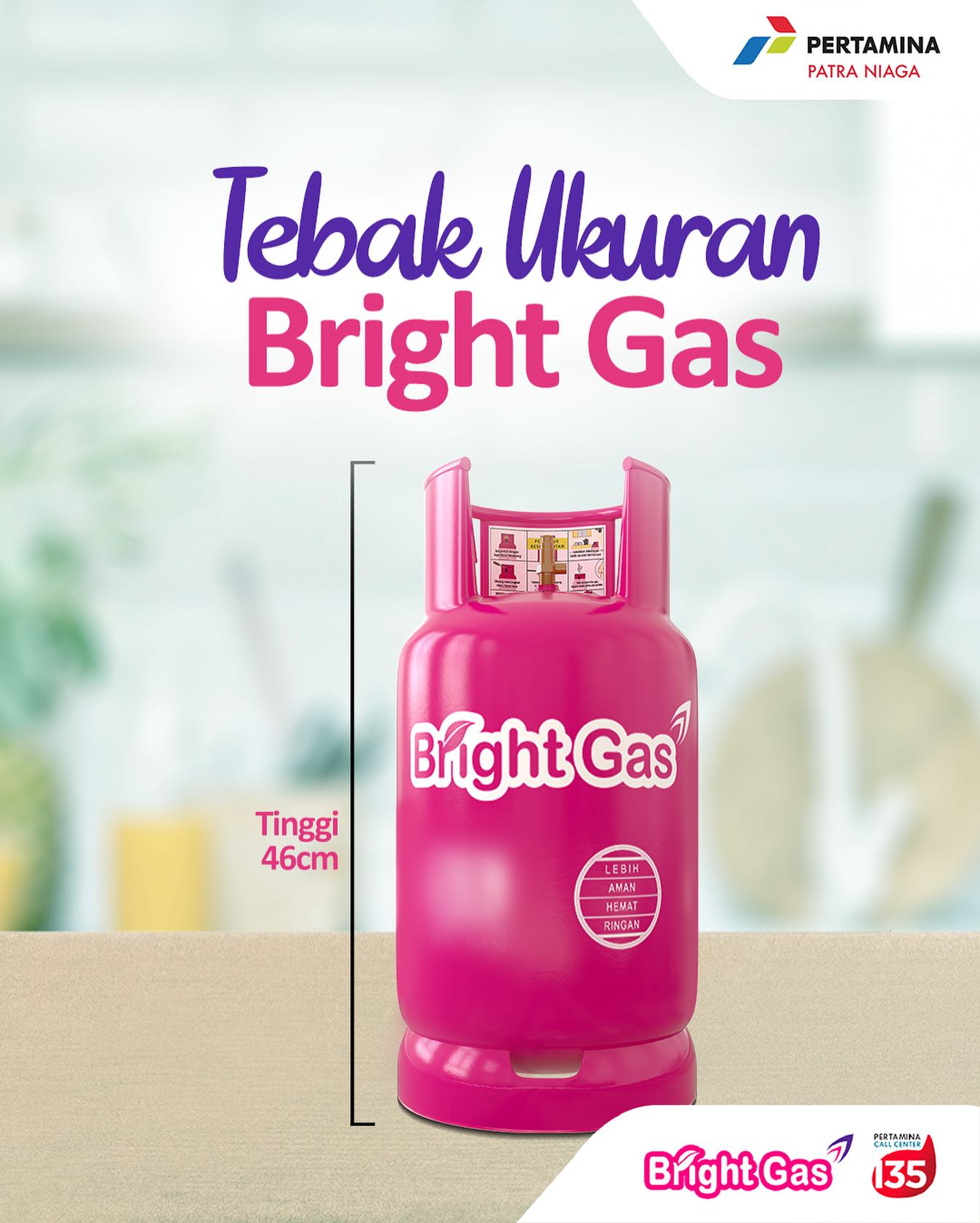 Bright Gas Foto istagram Petamina Patra niaga