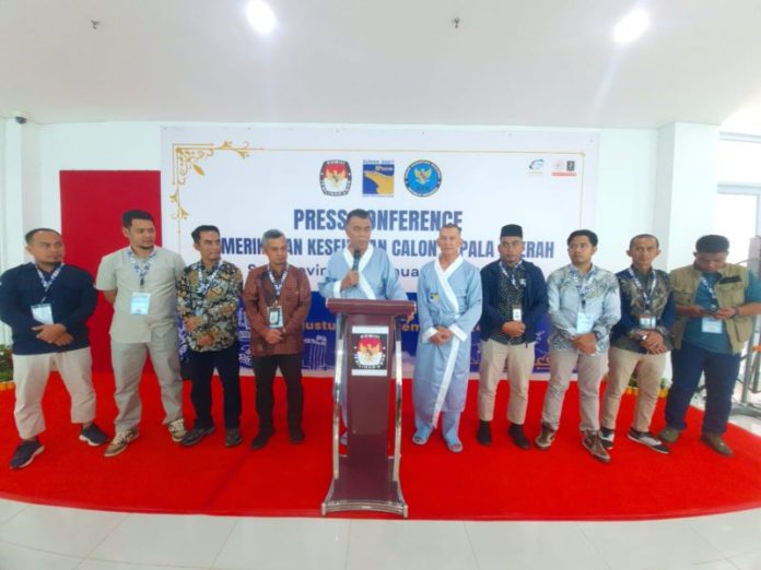 Komisi Pemilihan Umum (KPU) Kabupaten Natuna menyatakan bahwa dua pasangan calon (paslon) Bupati Natuna telah menjalani pemeriksaan kesehatan di Rumah Sakit Badan Pengusahaan (RSBP) Batam