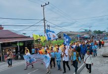 Antusiasme Warga Iringi Pendaftaran Pasangan Cermin di Pilkada Natuna 2024 Pasangan Cen Sui lan bersama jarmin