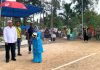 Bupati Hamsuardi Buka Turnamen Bola Voli Karang Taruna Nagari Lubuak Landua Ketua TP PKK Pasaman Barat Titi Hamsuardi didampingi Bupati Pasaman Barat Hamsuardi membuka Turnamen Voli Lubuak Landu (taufik)