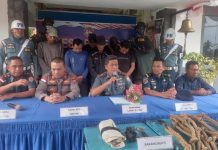 F1QR Lanal Bintan dan Satgas TNI AL Amankan 7 Perompak Kapal di Laut Bintan F1QR Lanal Bintan dan Satgas TNI AL Amankan 7 Perompak Kapal di Laut Bintan