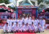 Semangat Kemerdekaan Ujung Utara NKRI, Warga Serasan Rayakan HUT RI ke-79 Pasukan pengiring bendera kecamatan Serasan