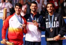 Petenis Novak Djokovic Catat Sejarah Dunia, Raih Medali Emas Penuh Emosional di Usia 37 Tahun Novak Djokovic Medali Emas Olimpiade Paris 2024