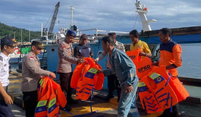 Paska Kejadian, Polres Anambas Bersama Instansi Terkait Cek Kelayakan Transportasi Laut