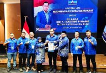 Pasangan Rahma-Rizha Hafiz Tambah Amunisi di Pilkada Tanjungpinang 2024: Demokrat Ikut Bergabung Koalisi Nasdem-PKS Pasangan Rahma-Rizha Hafiz Tambah Amunisi di Pilkada Tanjungpinang 2024: Demokrat Ikut Bergabung Koalisi Nasdem-PKS