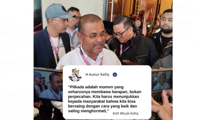 Aunur Rafiq: Pilkada Momen Membawa Harapan, Bukan Perpecahan