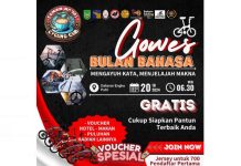 Gowes Bulan Bahasa 2024, Panitia Siapkan 700 Jersey Gratis Gowes Bulan Bahasa 2024, Panitia Siapkan 700 Jersey Gratis