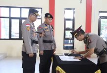 Mutasi Jabatan di Polres Natuna, Kabag SDM Polres Natuna kini diserahkan Kepada AKP Ardian S H