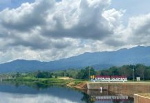 Jelang Pemilu TNI dan Polri Bersama Linmas Desa Siaga di Natuna Embung Sebayar Kabupaten Natuna 2024