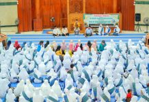 Wabup Natuna Hadiri Tabligh Akbar BKMT Peringatan Maulid Nabi di Tengah 850 Jamaah Tabliqh Akbar dalam rangka peringatan Maulid Nabi Muhammad SAW.