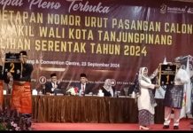 KPU Tanjungpinang Tetapkan Rahma-Riza Hafiz No.1 dan Lis Darmansyah-Raja Ariza No.2 KPU Tanjungpinang Nomor urut