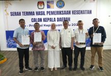 RSBP Batam Serahkan Hasil Pemeriksaan MCU Calon Kepala Daerah 2024