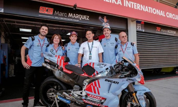 Sirkuit Mandalika 2024 Menteri Sandiaga Uno meninjau Sirkuit Mandalika, di NTB saat sesi practice 2024