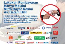 Pelanggan Air Batam Diminta Bayar Tagihan Tanpa Jasa Perantara