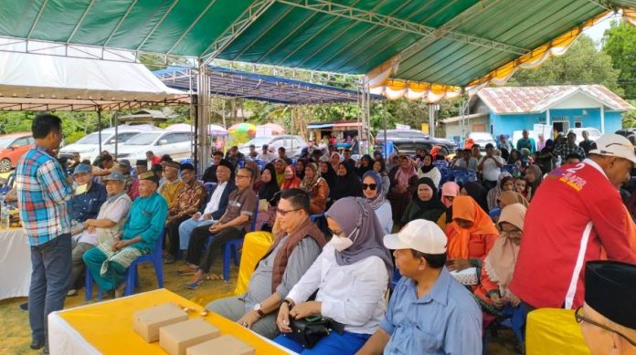 Datang ke Desa Penaga Bintan, Warga Dusun Bertekad Menangkan Rudi-Rafiq